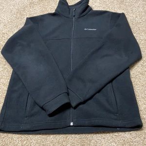 Columbia Black Fleece Jacket, size 18/20